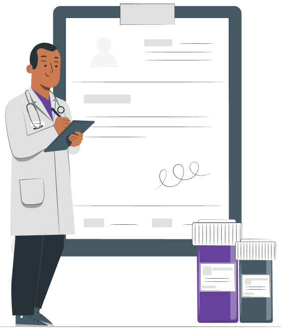 Medical records being organised and shared